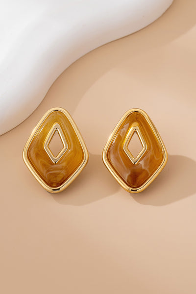 Enamel Geometric Stud Earrings Set | 80E61641