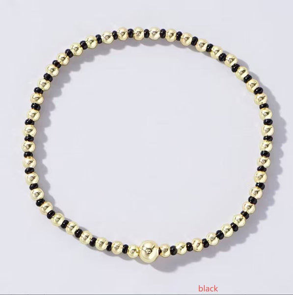 BOHO COLORFUL BALL BEADED BRACELET | 40B5223