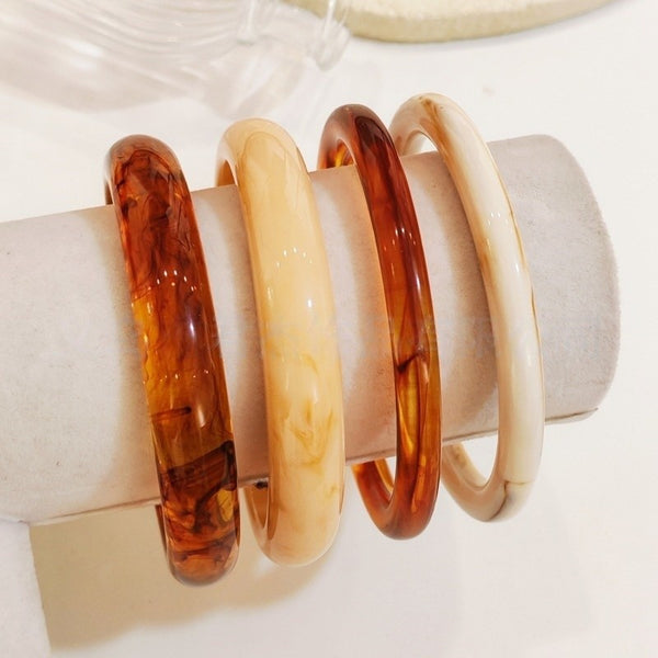 Marbled Resin Bangle Set | 40B5231