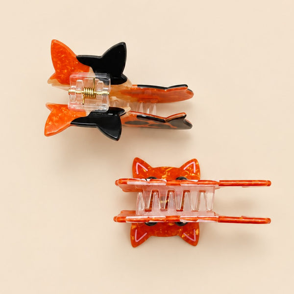 Whimsical Cat Shaped Hair Claw Clips | 40H1227