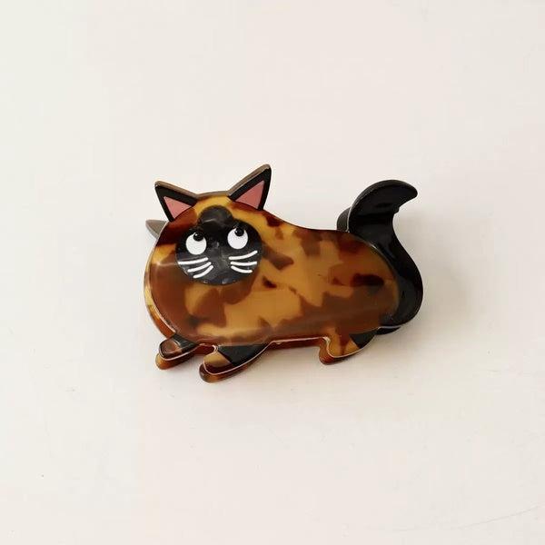 Whimsical Cat Shaped Hair Claw Clips | 40H1227