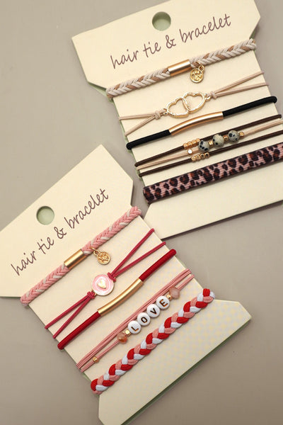 BOHO DUAL FUNCTION KNOT BRACELET HAIR TIES | 40BH106