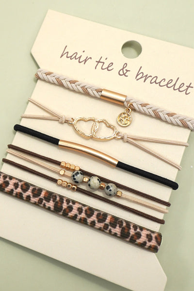 BOHO DUAL FUNCTION KNOT BRACELET HAIR TIES | 40BH106