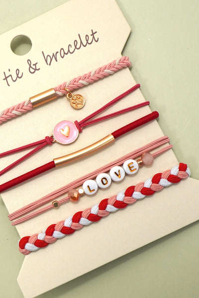 BOHO DUAL FUNCTION KNOT BRACELET HAIR TIES | 40BH106