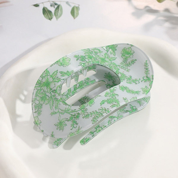 Jumbo Lay Flat Oval Hair Claw Clips Secure Styling | 40H1043