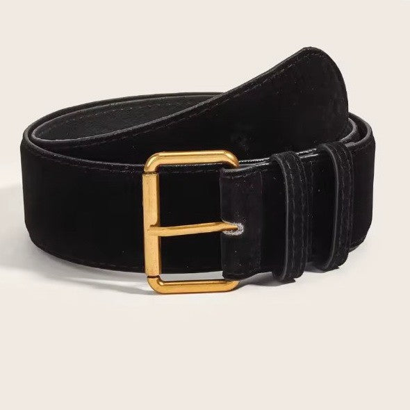 Vintage Inspired Belt with Gold Buckle | 40BT661