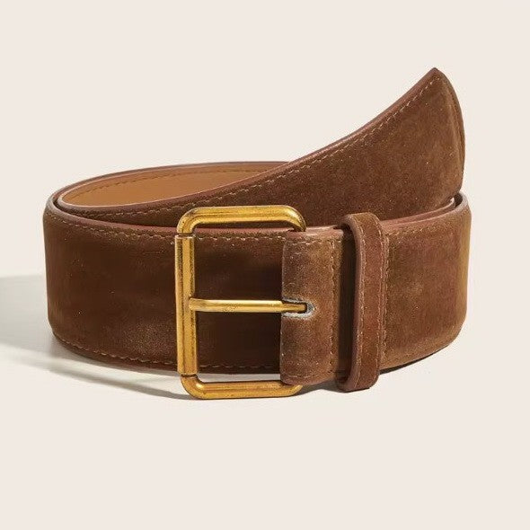 Vintage Inspired Belt with Gold Buckle | 40BT661