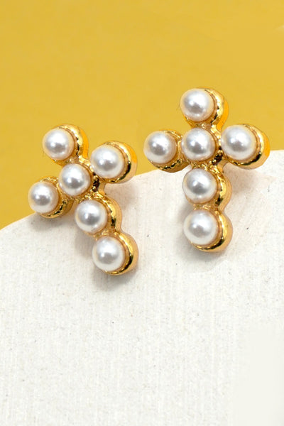 18K STAINLESS STEEL TARNISH FREE STUD EARRINGS | 40E470