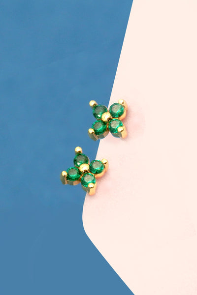 18K STAINLESS STEEL TARNISH FREE STUD EARRINGS | 40E474