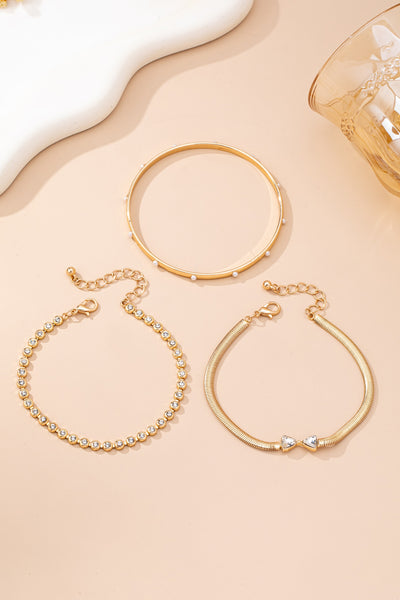 Herringbone Bow Bezels  & Open Cuff Bracelet | 80B1638