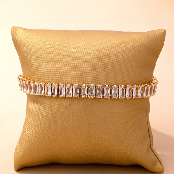 Baguette Crystal Tennis Bracelet | 80B1658