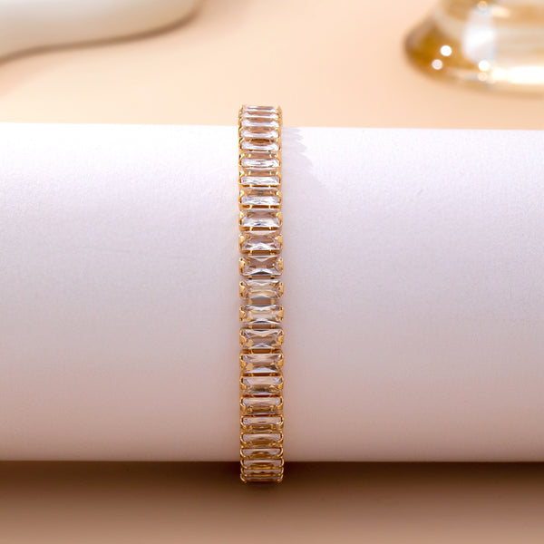 Baguette Crystal Tennis Bracelet | 80B1658