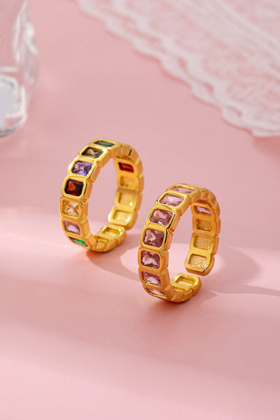 Rhinestone Eternity Band Ring | 80R217