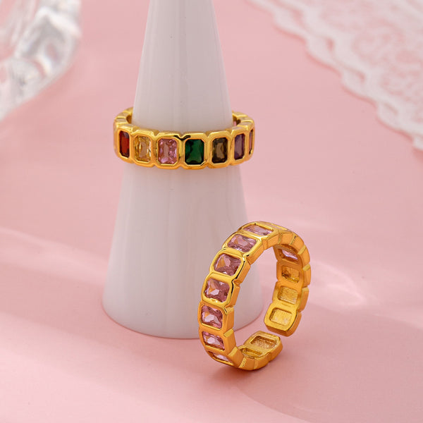 Rhinestone Eternity Band Ring | 80R217