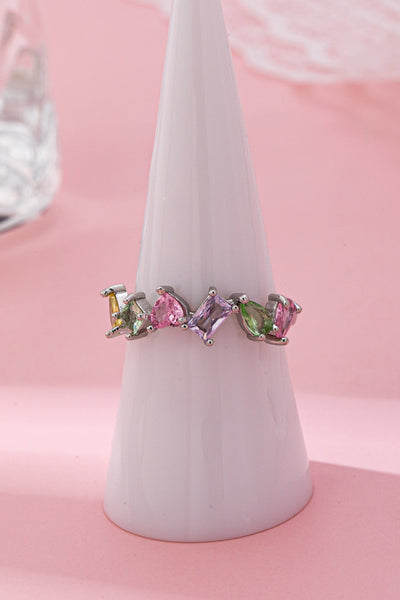 Rainbow Gem Eternity Ring | 80R221