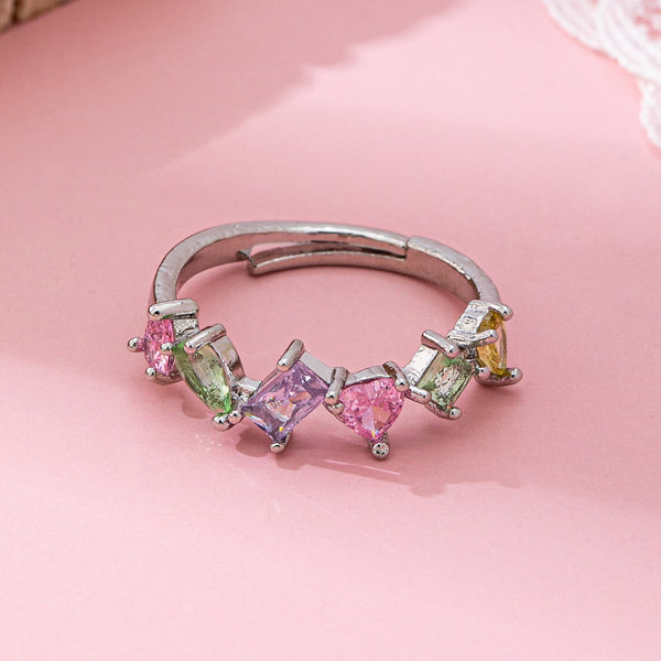 Rainbow Gem Eternity Ring | 80R221