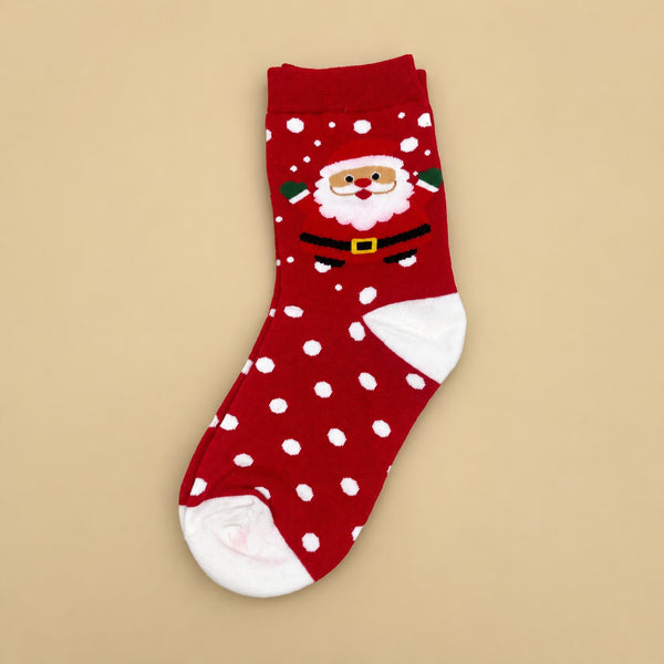 Festive Holiday Polka Dot Crew Socks | 40S02102