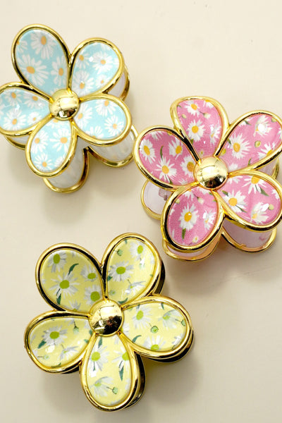Floral Bloom Hair Claw Clips | 40H1058