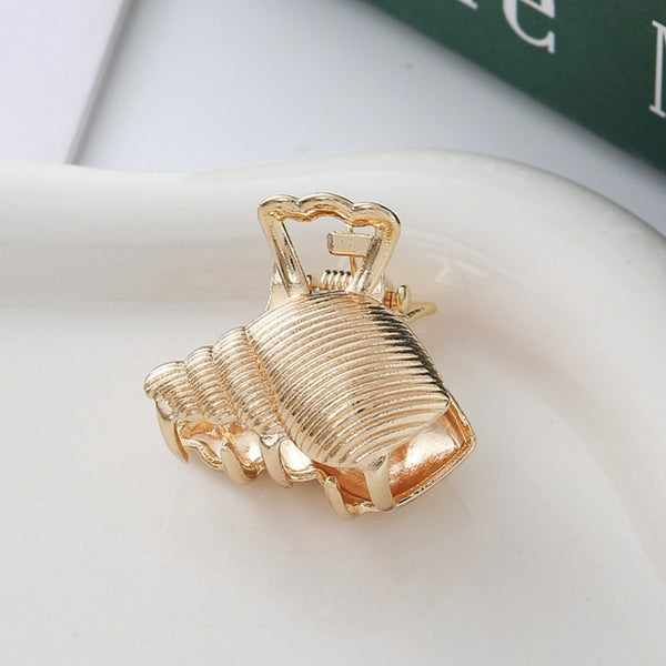 Gold-Tone Nautical Mini Hair Claw Clip 3 Pcs Set | 40H1075
