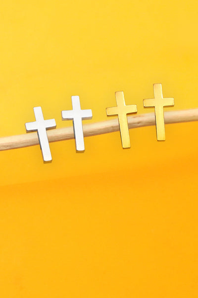 STAINLESS STEEL SCREW BACK POST STUD EARRINGS | 40E481