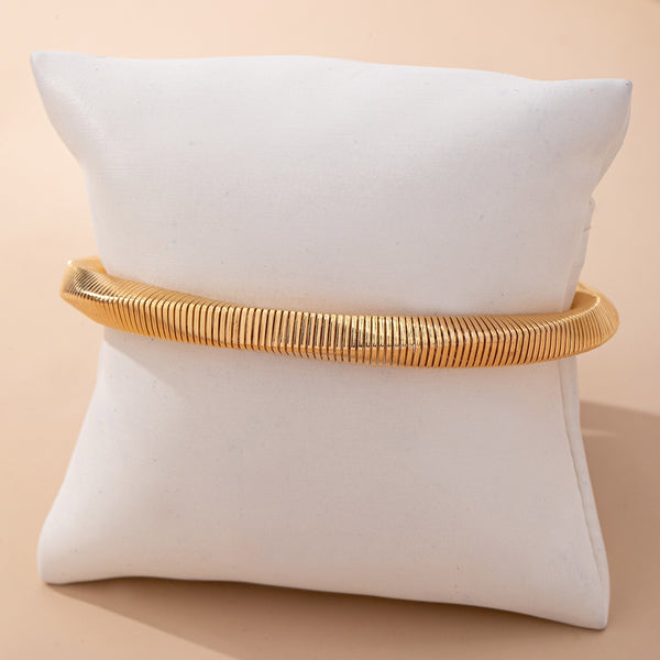 Gold-Tone Flexible Omega Chain Bangle | 80B1688