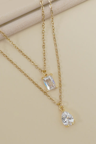 18K STAINLESS STEEL TARNISH FREE LAYERED NECKLACE | 40NK9688