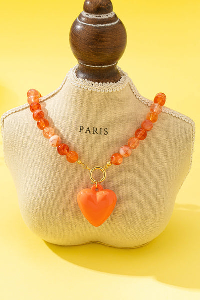 Sweetheart Beaded Heart Necklaces | 80N92994