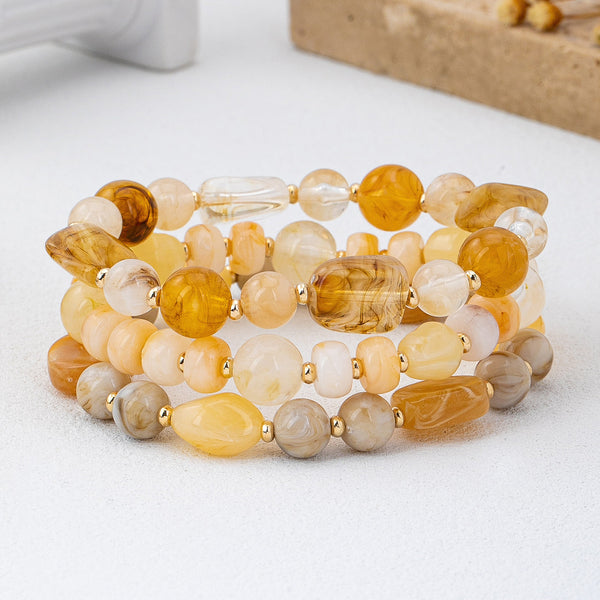 Boho Multi-Color Beaded Bracelet Set | 80B1746