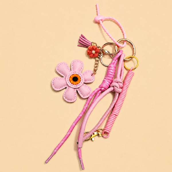 BAG CHARM KEY CHAIN - FLOWER ROPE | 40KC169