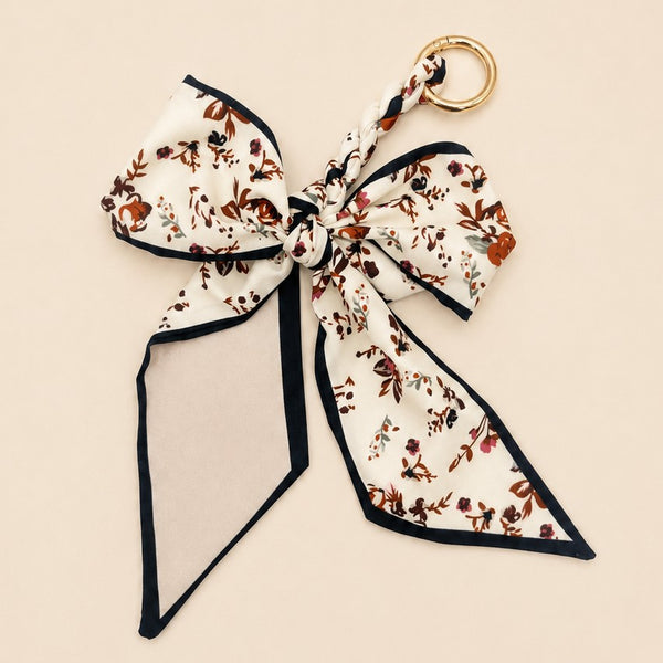 SCARF BOW BAG CHARM KEYCHAIN | 40KC170