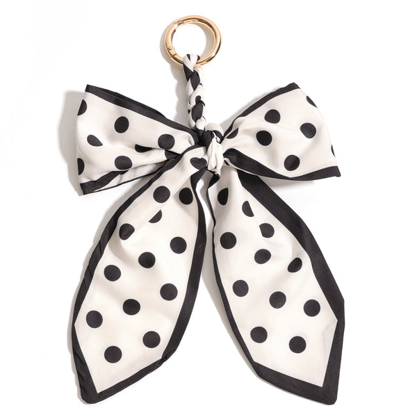 SCARF BOW BAG CHARM KEYCHAIN | 40KC170
