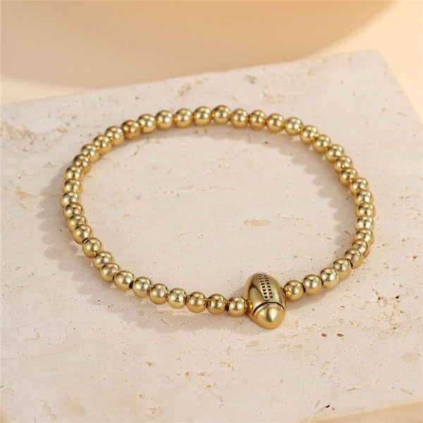 GAME DAY FOOTBALL BASEBALL BALL CHAIN BRACELET | 40B5255