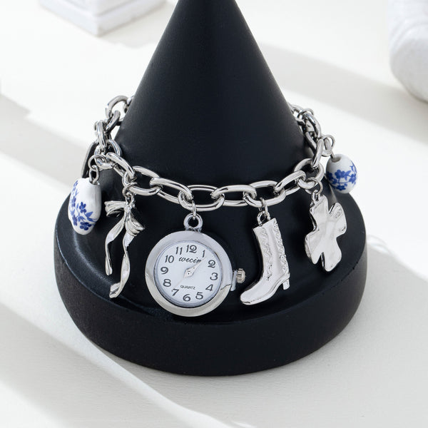Western Porcelain Charm Watch Bracelet | 80W032