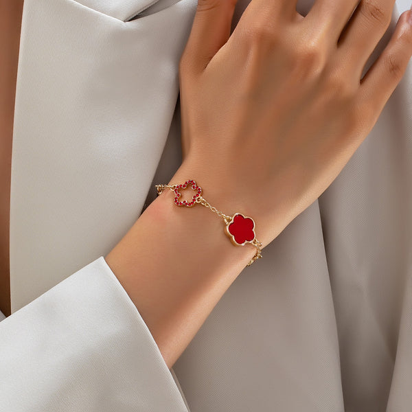 Clover Inspired Floral Bracelet | 80B1811