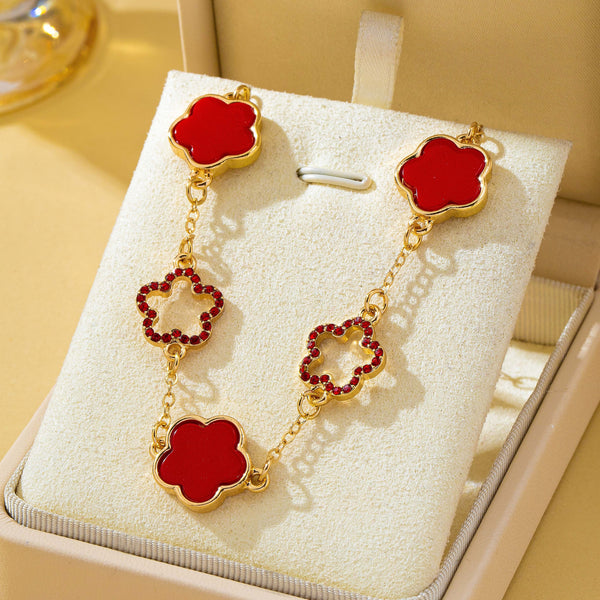 Clover Inspired Floral Bracelet | 80B1811