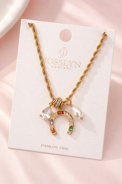 STAINLESS STEEL TARNISH FREE CHARM NECKLACE | 40NK9710