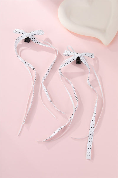 POLKA DOT  MINI HAIR CLAW CLIPS SET OF 2 | 40H1088