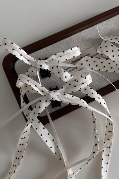 POLKA DOT  MINI HAIR CLAW CLIPS SET OF 2 | 40H1088