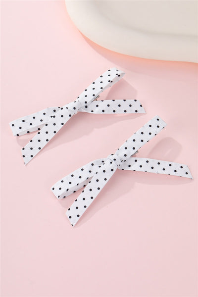 POLKA DOT  MINI HAIR CLAW CLIPS SET OF 2 | 40H1089