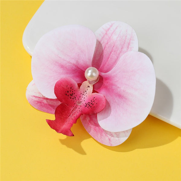Tropical Orchid Silk Floral Hair Clip | 40H1092