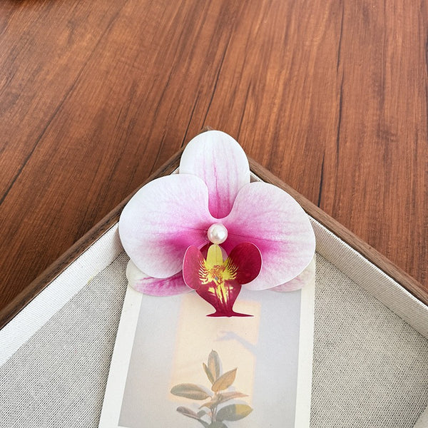 Tropical Orchid Silk Floral Hair Clip | 40H1092