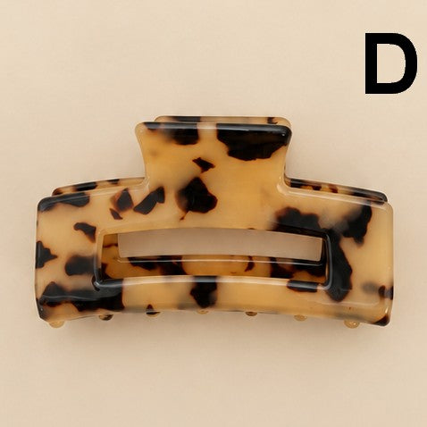 Tortoiseshell Print Hair Claw Clips | 40H1214