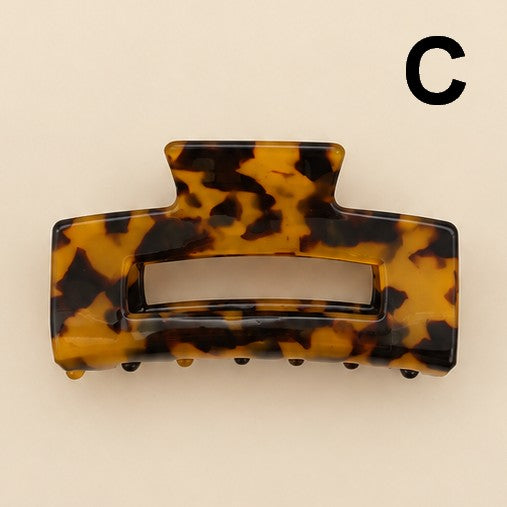 Tortoiseshell Print Hair Claw Clips | 40H1214