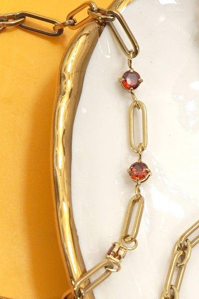 18K STAINLESS STEEL TARNISH FREE CRYSTAL BRACELET | 40B5266