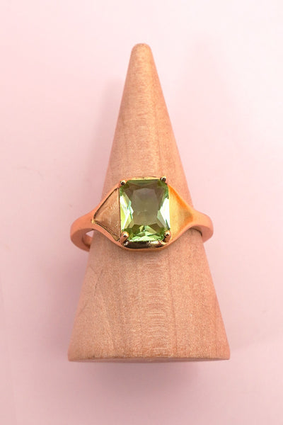 Cushion-Cut Pastel Gemstone Ring | 40R153