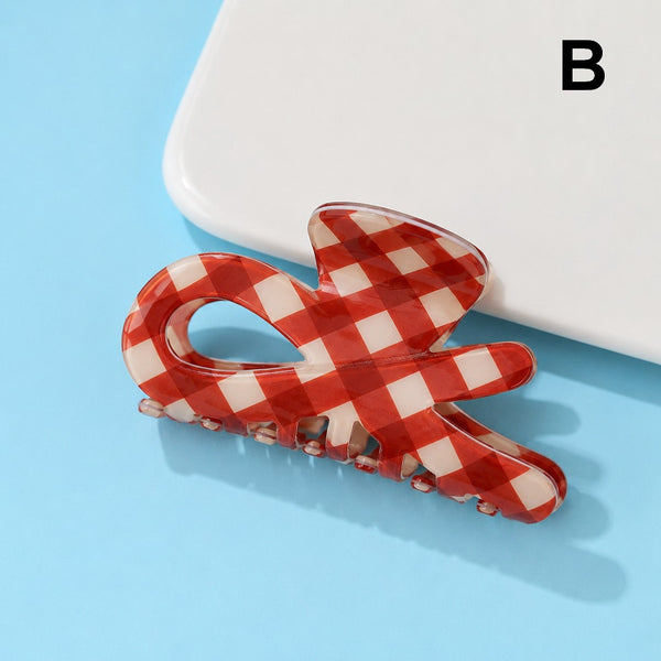 Holiday & Christmas Tree Stripe Hair Claw Clips | 40H1124