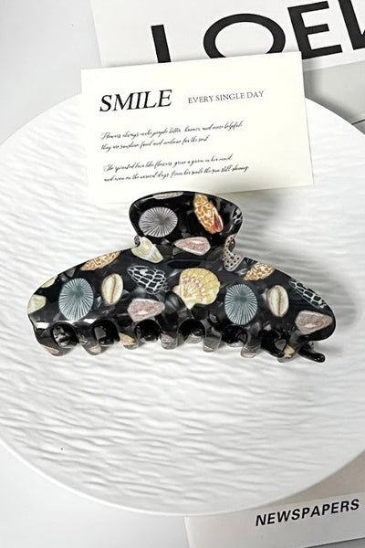 Jumbo Floral Seashell Hair Claw Clips | 40H1123