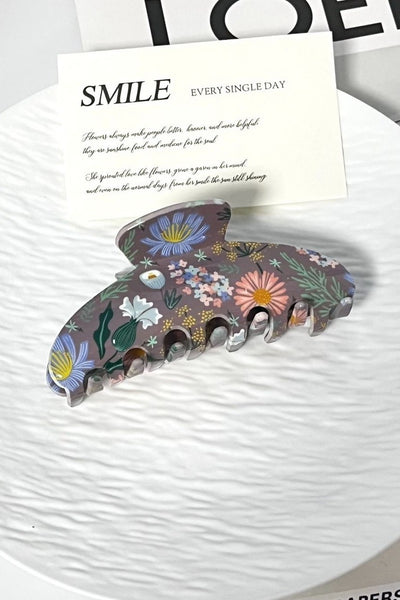 Jumbo Floral Seashell Hair Claw Clips | 40H1123