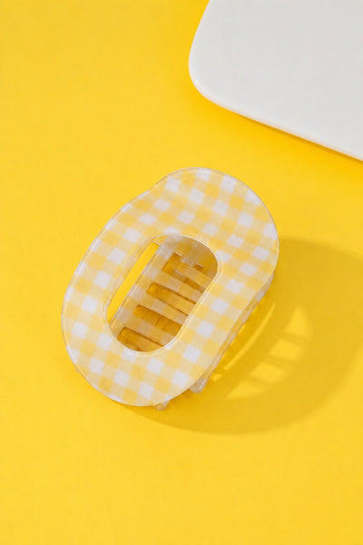 Jumbo Lay Flat Oval Hair Claw Clips Secure Styling | 40H1126