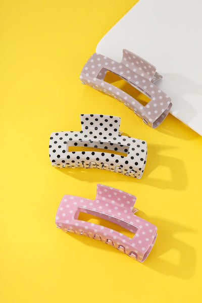 POLKA DOT HAIR CLAW CLIP | 40H1128